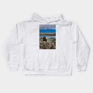 Seal on a Rock Kids Hoodie